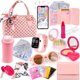 thumbnail image 1 of Monedero de juguete Oisacirg Play para niñas pequeñas con maquillaje simulado, 32 unidades, 1 of 7