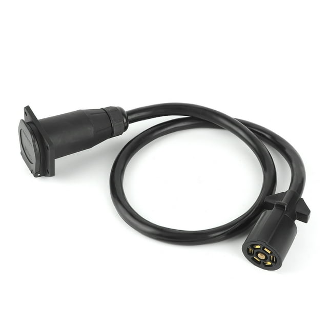 Trailer Extension Cord, Durable Trailer Wiring Connector, 7 Way 3.5ft Extension Cord, For Trailer Car