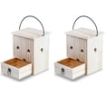 thumbnail image 1 of Trampas para abejas carpinteras Nameiec, paquete de 2, de madera para exterior, 1 of 6