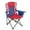 Red + Blue + White, variant on ARROWHEAD OUTDOOR Multi-Function Folding Camping Chair With Wine Glass Holder and Insulated Cup Holder & Cooler, American Flag Style