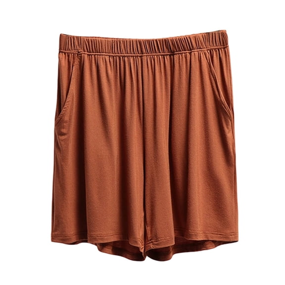 Soft Modal Pajama Shorts for Women Lightweight Summer Thin Loose Elastic Waist Sleepwear Cozy Lounge Bottoms