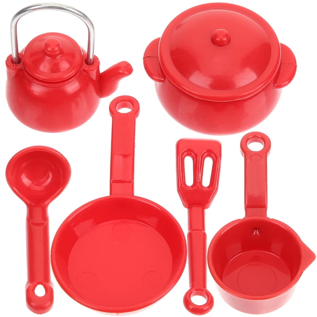 Shisuyan Ensemble de Cuisine Miniature 2 Pcs Formes Réalistes pour Cultiver la Capacité des Enfants