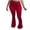 Red, variant on Lroveb Flare Leg Pants for Women, High Waisted Flared Workout Yoga Pants, Womens Fashion Ladies Casual Solid Slim Colour Tight Pants Trousers Black