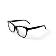 Walmart Womens MV021 Karen Cat Eye Prescription Eyeglasses with Case, Black