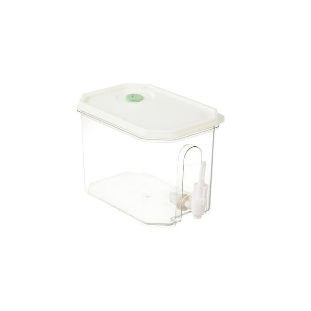 WRKEKC Distributeur de Boissons Réfrigérateur 3.5L avec Robinet, Récipient Transparent pour Jus/eau Glacée