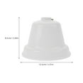 thumbnail image 2 of GETAJGHSD White Plastic Ceiling Fan Bottom Canopy Kit Fan Parts for Home Use, 2 of 8