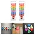 thumbnail image 3 of KAKOWELY 12Pcs Outdoor Badminton Shuttlecocks Plastic Sports Birdies Assorted Color, 3 of 8