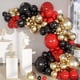 thumbnail image 1 of Kit de guirnaldas con forma de arco con forma de globo MEBAY, negro, dorado y rojo, 141 unidades, 1 of 7
