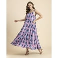 thumbnail image 2 of Moomaya Printed Tiered Dress For Women, Tie Dye Spaghetti Strap Shoulder Dresses, 2 of 9
