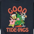 thumbnail image 3 of SpongeBob SquarePants - Good Tide - Men's Crew Neck Fleece Pullover, 3 of 6