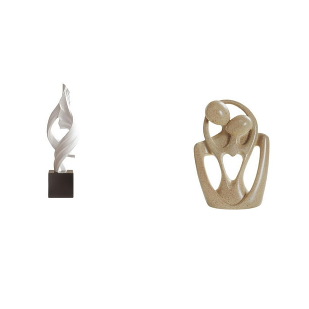 Estatua De Arte Abstracto, Figura Decorativa De Resina, Escultura Para Casa, Oficina, Mesa De Café, Estantería, Cafetería, Escritorio, Recuerdo, Regalo De Cumpleaños