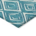 thumbnail image 4 of Addison Rugs Chantille Indoor/Outdoor Transitional Diamonds Teal Washable Rectangle Rug, 8' x 10', 4 of 6