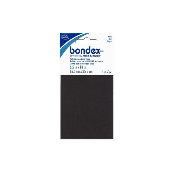 Wrights Bondex Fer sur Tissu 6.5X14" Noir
