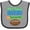 Heather and Black, variant on Inktastic Football Legend In Training Boys Baby Bib