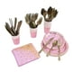 thumbnail image 4 of Decoraciones para fiestas rosas, suministros para fiestas rosas, servilletas rosas desechables, platos de cumpleaños rosas, los mejores materiales, 4 of 12