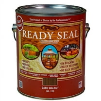 3-Pack of 1 gal Ready Seal 125 Dark Walnut Exterior Stain & Sealer For Wood