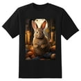 thumbnail image 2 of Plus Size Shirt for Women Black Tops for Women Short Sleeves Shirt for Women Easter T Shirt Crewneck Shirt for Women XL, 2 of 5