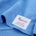 thumbnail image 4 of Linteum Textile Supply Institutional Snag-Free 66x90 Twin Hospital Blanket, Blue 12 Pack, 4 of 6