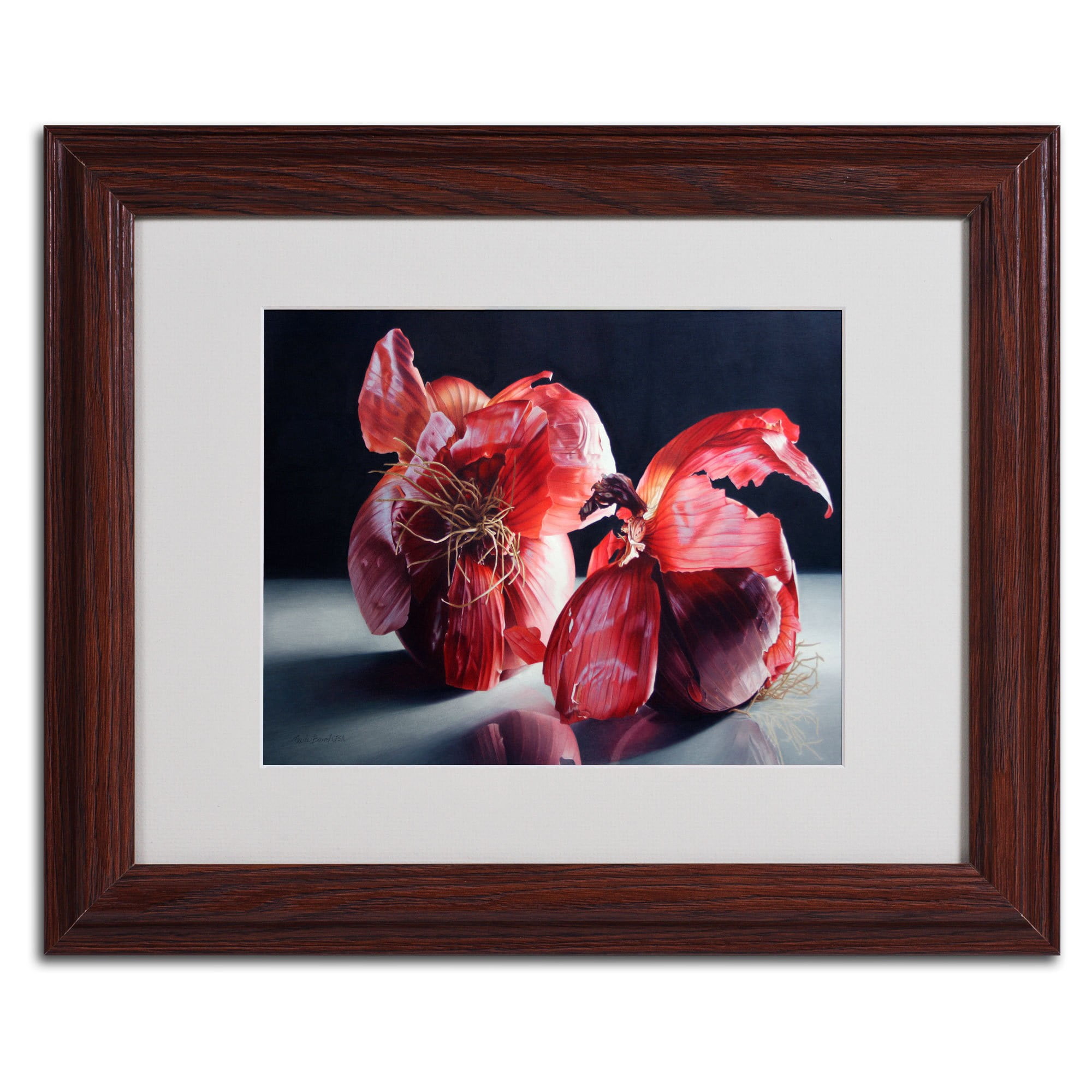Trademark Fine Art "Beauty So Deep It Makes You" Framed Canvas Art by Cecile Baird