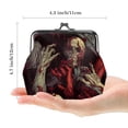 thumbnail image 2 of Stylish Coin Purse Wallet with 0.7 Microfiber Zinc Alloy Jaws, 4.3x4.7 in/11x12 cm Size, 2 of 7