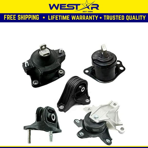 Fits 2013-2017 Honda Accord 2.4L AUTO, Engine Motor & Trans Mount Set 5pc : GP9842 A65054 A65040 A65068 A65071