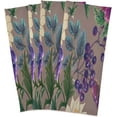 thumbnail image 3 of Dreamtimes Violets Kitchen Towels Set of 6, Ultra Soft Absorbent Dish Towels Bathroom Hand Towels Reusable Cleaning Cloths Tea Towels 28 x 18 Inch, 3 of 7