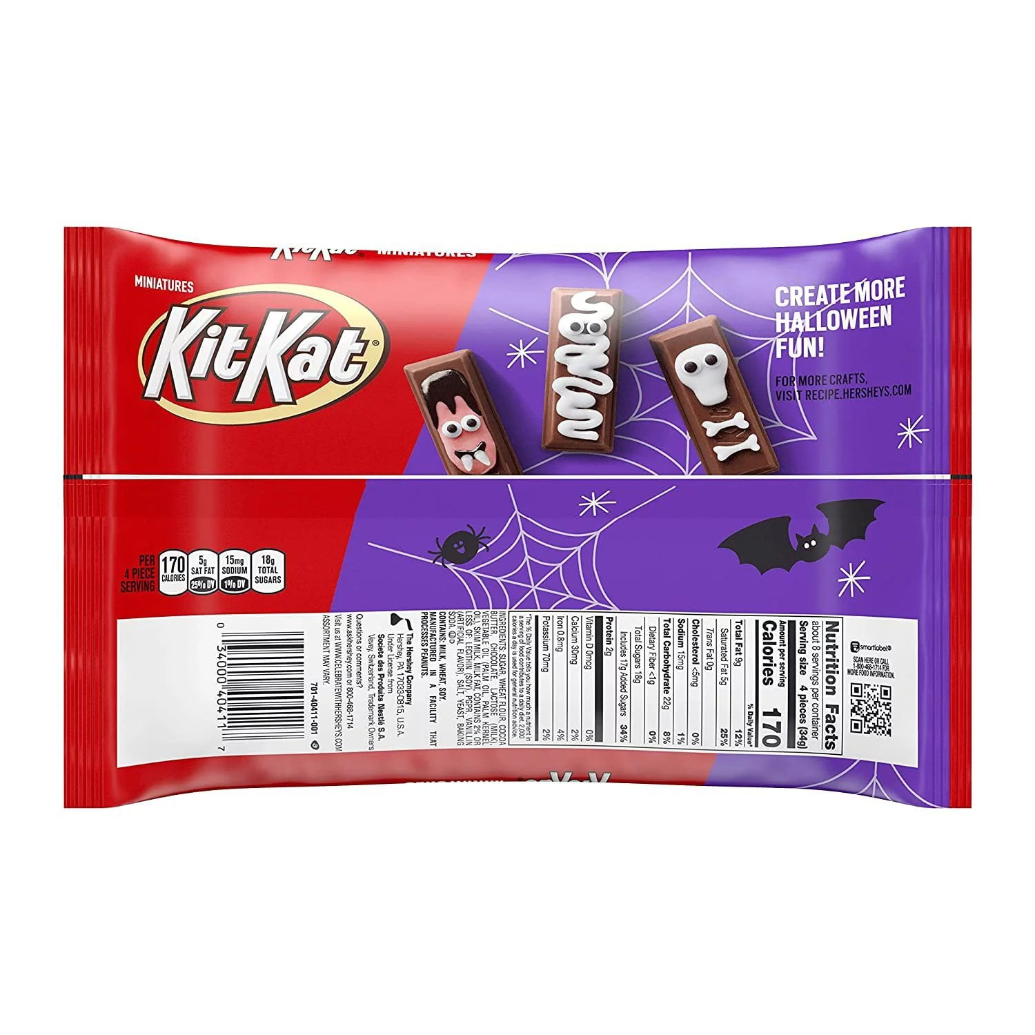 Kit Kat® Miniatures Milk Chocolate Wafer Candy, Share Pack 10.1 oz