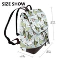 thumbnail image 2 of Gaeub Mallard Ducks Wild Birds Print Women's Leather Backpack,Travel Laptop Backpack,Fashion Ladies Leather Backpack Bag for Travel,Leather Drawstring Daypack for Me, 2 of 4
