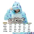 thumbnail image 7 of SWEETXIN Adult's Dinosaur One-Piece Holiday Family Pajamas Halloween Costume Suit for Women and Men Jumpsuit SizeXL, 7 of 7