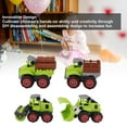 thumbnail image 3 of Building Blocks Farmer Car, Building Blocks Car Toy 4Pcs Interactive Durable Fun Disassembly And Assembly  For Home, 3 of 8