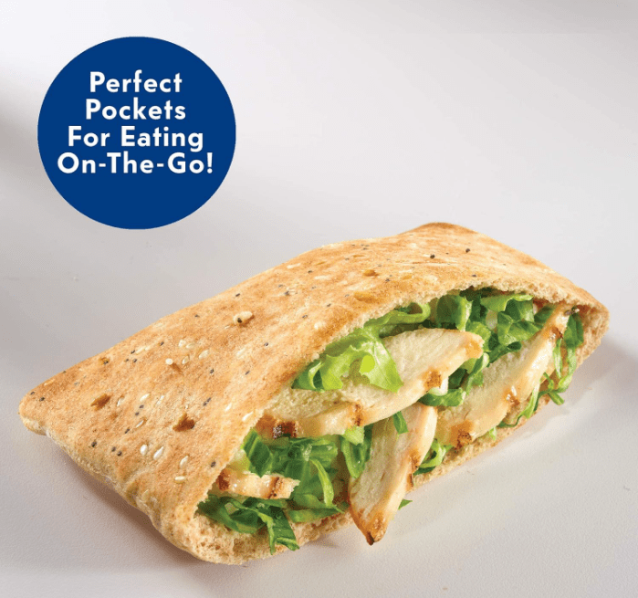 Toufayan Original Smart Pockets Pita Bread | Naturally Vegan (3 Pack)