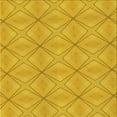 thumbnail image 1 of Ahgly Company Indoor Square Patterned Gold Yellow Area Rugs, 8' Square, 1 of 1