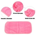 thumbnail image 4 of Unique Bargains 2pcs Reusable Makeup Removal Cleaning Cloth Washable Makeup Remover Cleaning Towels Pink 16''x8'', 4 of 7