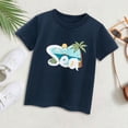 thumbnail image 2 of UAYOTSE Boys Shirts Short Sleeve Cotton Shirts for Boys Summer Tshirts Kids Basic T-Shirts Unisex Tees Top Clothes,Sizes 7-8 Years, 2 of 7