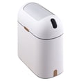 thumbnail image 2 of Xingzhi Lightweight And Effective Trash Can With Automatic Lids No Effort Required white gold Charging model, 2 of 6