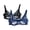 Navy, variant on 2PC Sexy Sheer See Through Bras Unlined Underwire Lace Mesh Non Padded Ultra Thin Clear Bralette