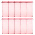 thumbnail image 2 of Viveous 10pcs Sheer Organza Wine Bottle Cover Wrap Gift Bags (Wine Red), 2 of 7