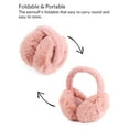 thumbnail image 3 of Luxtrada Womens Ear Muffs - Winter Ear Warmers/Covers - Soft & Warm Faux Fur Furry Fleece Earmuffs Ear Covers for Cold Weather (Khaki), 3 of 8
