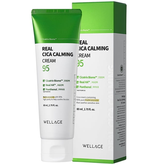 Crema hidratante WELLAGE Cica Calmante 80 ml para pieles sensibles