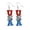 Multicolor-3C-home supplies, variant on LEFTHIGH Home Earrings Flag Red White Blue 4th of July Dangle Acrylic Teardrop Tassel Rhinestone US Independence Memorial Day American Festival Gift Easter Decor