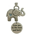 thumbnail image 2 of Elephant Friendship Christmas Ornament - Metal Holiday Decor with Inspirational Words, Perfect Gift for Women & Friends, Festive Christmas Tree Decor Pendant, Meaningful Friendship Keepsake, D, 2 of 3