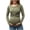 Army Green, variant on Edvintorg Fall Winter Maternity Clothes Women Long Sleeve Maternity Shirts Fashion Solid Color Ribbed Round Neck Pregnancy Shirts Casual Classic T Shirts for Pregnant Women