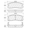 thumbnail image 2 of Centric Parts 102.03830 C-Tek Standard Metallic Brake Pad, 2 of 4