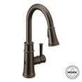 thumbnail image 3 of Moen 7260EWBL Belfield Touchless 1-Handle Pull-Down Sprayer Kitchen Faucet in Matte Black, 3 of 7