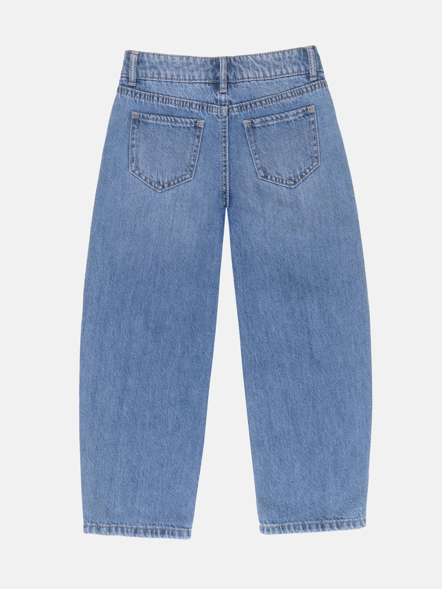 Wonder Nation Girls Mom Jeans, Sizes 5-18