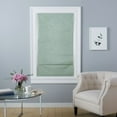 thumbnail image 6 of Exclusive Home Bolan Botanical Total Blackout Roman Shade, 27"x 64", Sage, 6 of 16