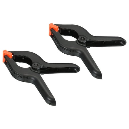 

Uxcell 6 Inch Spring Clamps 2 Pack Plastic Flexible Anti Slip Strong Clip Black