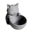 thumbnail image 2 of MMJ Plants Planter Cat Hugging Bowl Cute Flower Pot with Drainage Hole for Desk Indoor Plant 3.5x2.4x2.8in, 2 of 6
