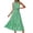Green, variant on Sleeveless Women Halter Floral Boho Sun Vacation Long Maxi Summer Dresses