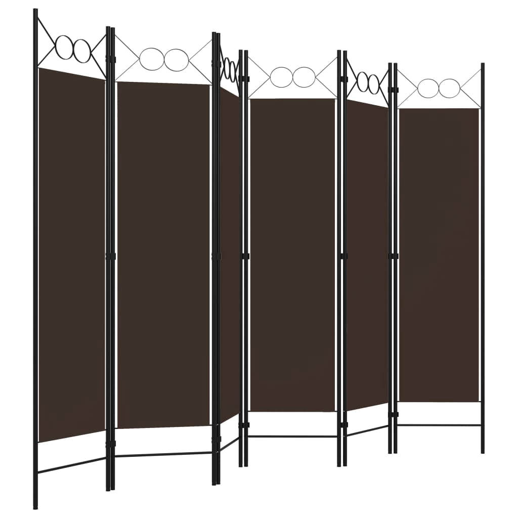 vidaXL 4-Panel Black Freestanding Folding Room Divider 63"x70.9"